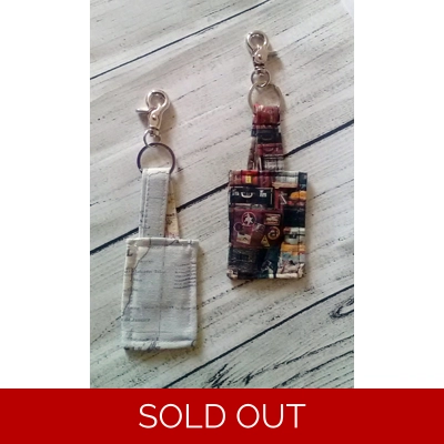 Luggage Tag Travel Keyring For Suitcase , Map Keyfob Letter Box Gift made in Yorkshire